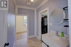 One piece of the main level bath is in hallway. - 
