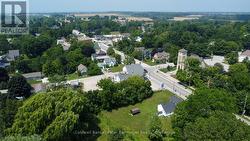 Aerial view of Village of Tiverton. - 