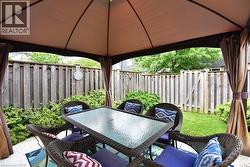 Private and fenced patio area - 