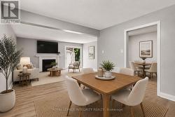Virtually staged - Fireplace not functional - 