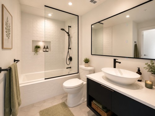 Bathroom - 625-3043 Rue Sherbrooke E., Montréal (Rosemont/La Petite-Patrie), QC - Indoor Photo Showing Bathroom