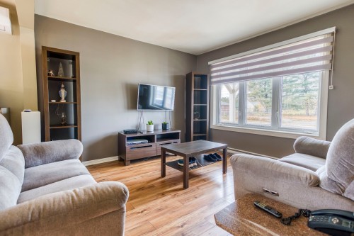Salon - 2650 Ch. St-Pierre, Sainte-Thècle, QC - Indoor Photo Showing Living Room
