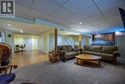 Bonus/flex space next to the family area in the basement for a home office or games area, home gym and more. - 