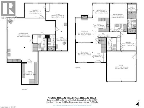Complete Floor Plan - 21 Kelly Drive, Port Dover, ON 
