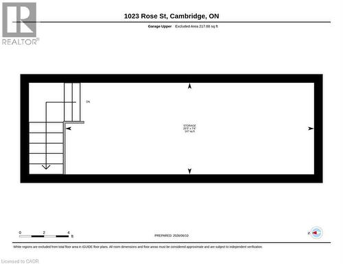 2nd floor garage - 1023 Rose Street, Cambridge, ON 
