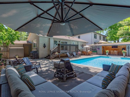 83 Berkinshaw Crescent, Toronto, ON - Outdoor With In Ground Pool With Deck Patio Veranda