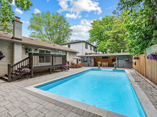 83 Berkinshaw Crescent, Toronto, ON - Outdoor With In Ground Pool