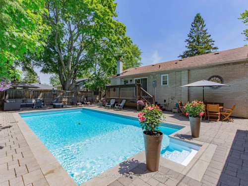 83 Berkinshaw Crescent, Toronto, ON - Outdoor With In Ground Pool With Deck Patio Veranda