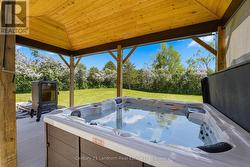 Sunroom enters to hot tub - 