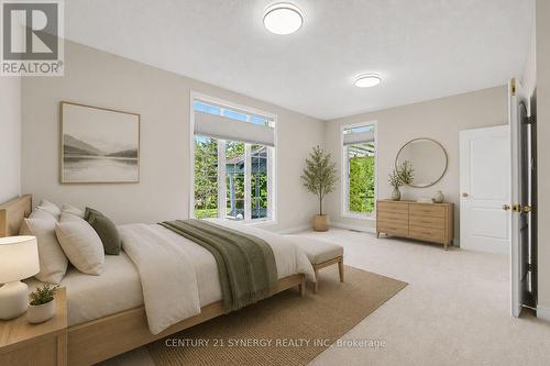 Virtually Staged Primary Bedroom - 17 Warnock Way, Ottawa, ON 
