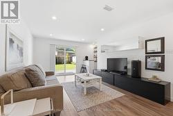 Family room with patio doors off the back - 