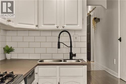 153 Ferrie Street E, Hamilton, ON - Indoor Photo Showing Kitchen With Double Sink