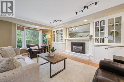 47 Caledonia Street, Guelph, ON - Indoor Photo Showing Living Room With Fireplace