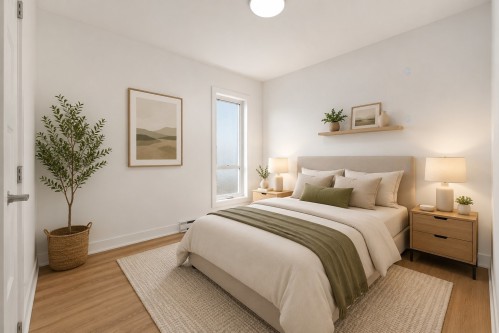 Chambre à coucher - 3-855 Rue Sherbrooke, Montréal (Lachine), QC 