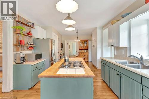 142 Glenmorris Street, Cambridge, ON - Indoor Photo Showing Kitchen With Double Sink