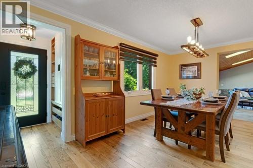 Dining area - 3786 Old Beverly Road, North Dumfries, ON 