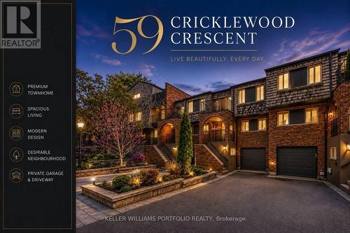 59 CRICKLEWOOD CRESCENT  Markham, ON L3T 4T8