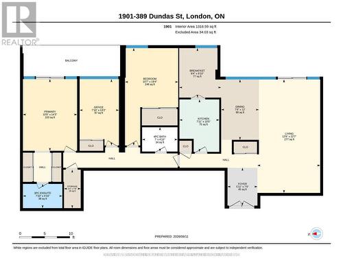 1901 - 389 Dundas Street, London East (East K), ON 