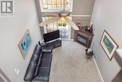 View of Living Room from above. - 