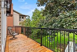 Upper patio overlooking large private backyard - 