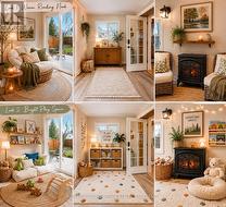 AI Generated of porch as play area or reading nook - 