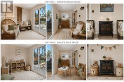 AI Generated of porch as play area or reading nook - 