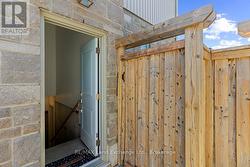 Private side door to apartment - 