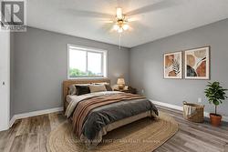 Primary bedroom - virtually staged - 