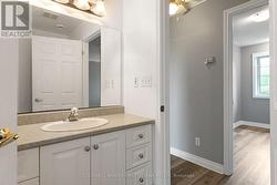 Second bathroom accessed from hall - 