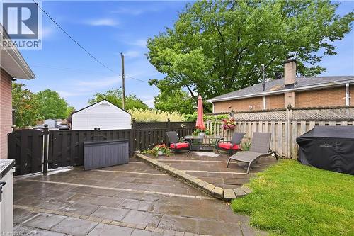 Patio terrace - 189 Foxbar Road, Burlington, ON 
