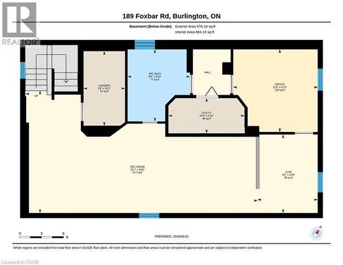 Floor plan - 189 Foxbar Road, Burlington, ON 
