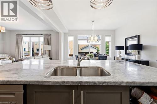 11 Morrison Drive, Ancaster, ON - Indoor Photo Showing Kitchen With Double Sink