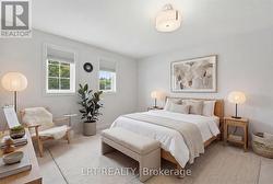 Virtually staged bedroom 2 - 