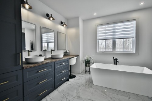 Salle de bains - 127 Ch. De St-Dominique, Saint-Pie, QC 