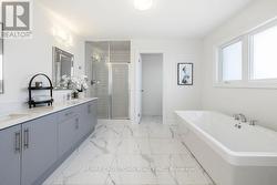 Ensuite Bath with Shower and Water Closet - 