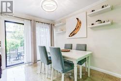 Dining room with walk out to deck and garden - 