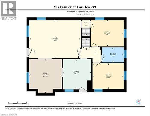 Floor plan - 295 Keswick Court, Hamilton, ON 