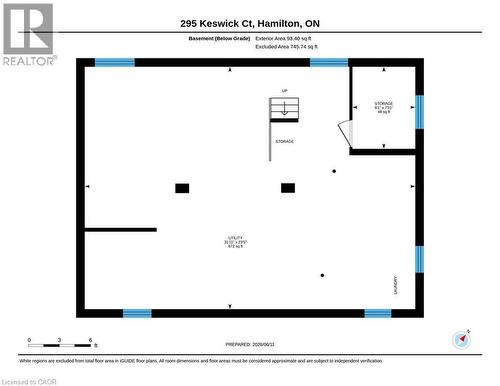 Floor plan - 295 Keswick Court, Hamilton, ON 