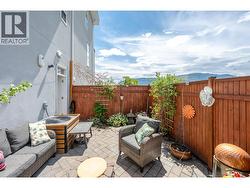 Backyard/patio. - 