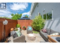Backyard/patio. - 