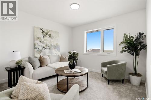 55 Country Road, Lumsden, SK - Indoor Photo Showing Living Room