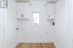 Convenient laundry room on upper level - 