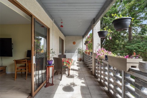 #205-2040 White Birch Rd, Sidney, BC - Outdoor With Deck Patio Veranda With Exterior