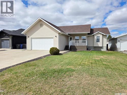 12 Arcola Place, Carlyle, SK - Outdoor With Deck Patio Veranda With Facade