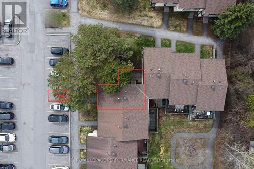 unit, yard, and parking outlined (lines approx) - 1641 Meadowbrook Road, Ottawa, ON - Outdoor