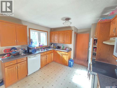 12 Mountain Drive, Carlyle, SK - Indoor Photo Showing Kitchen With Double Sink