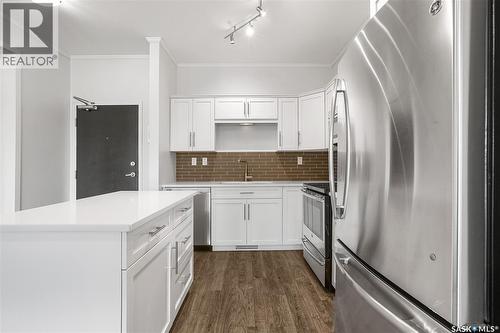 104 545 Hassard Close, Saskatoon, SK - Indoor Photo Showing Kitchen With Stainless Steel Kitchen With Upgraded Kitchen