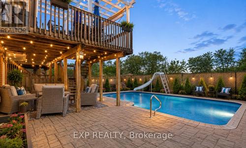 195 Green Vista Drive, Cambridge, ON - Outdoor With In Ground Pool With Deck Patio Veranda