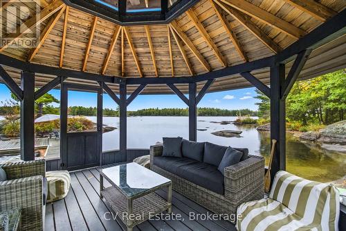 1069 White Eagle Road, Gravenhurst (Morrison), ON - Outdoor With Body Of Water With Deck Patio Veranda