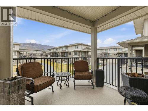 Covered Patio off Kitchen - 300 Drysdale Boulevard Unit# 10, Kelowna, BC - Outdoor With Exterior
